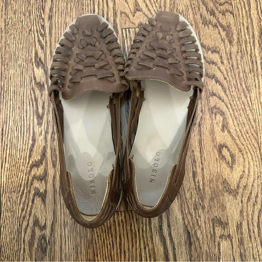 Nisolo Woven Hurache Sandal Flats - Picture 2 of 9